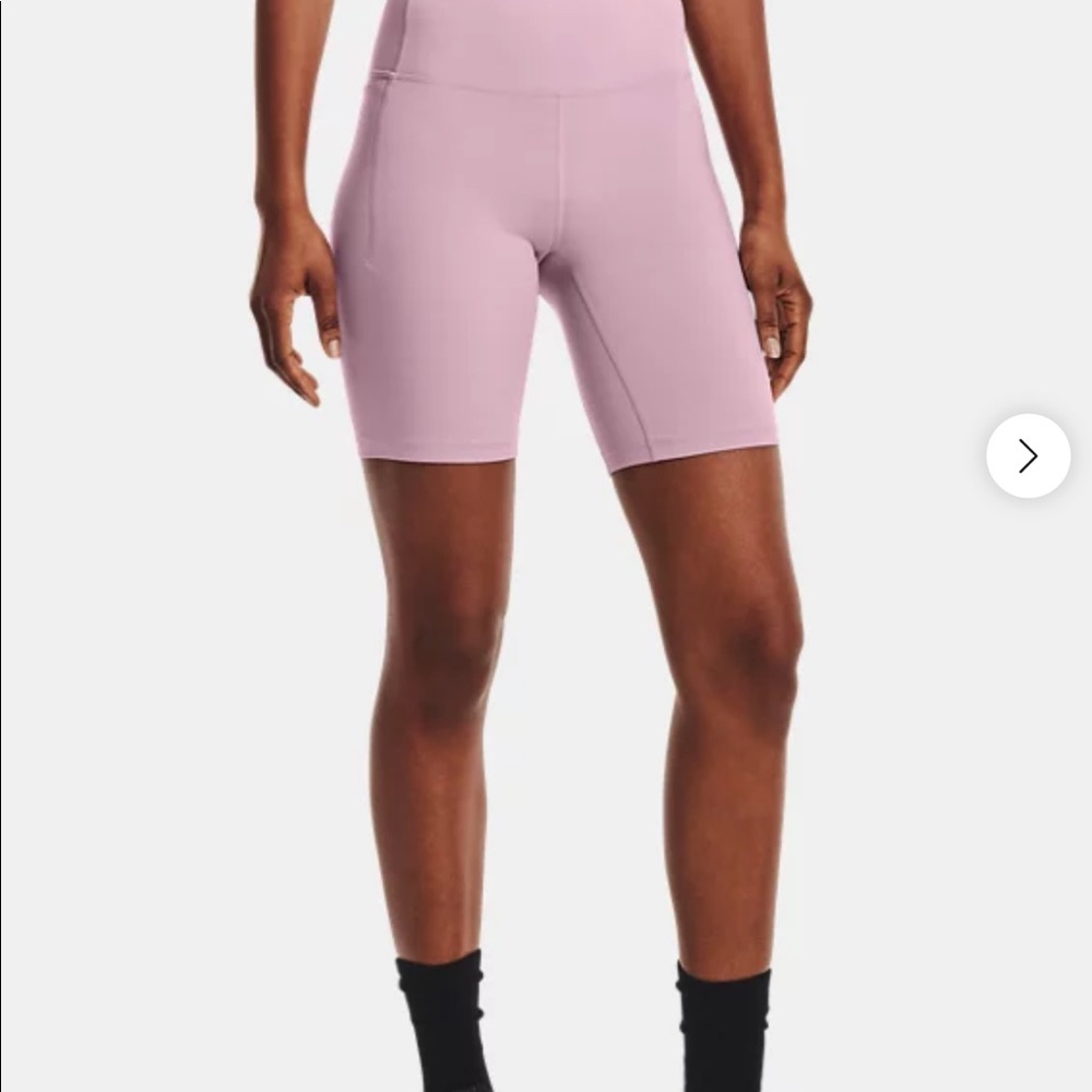 PURPLE Under Armour biker shorts